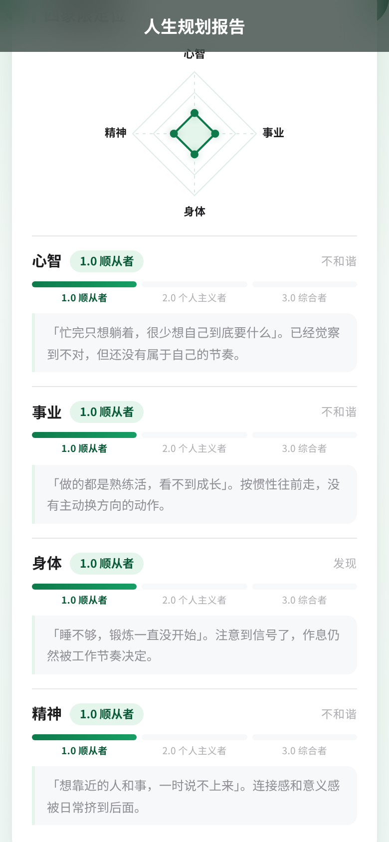 报告页 四象限定位 实拍